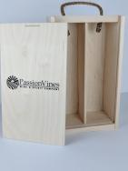 Passion Vines - 2 Bottle Wooden Crate 0