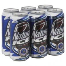 Anheuser-Busch - Natural Ice (6 pack 16oz cans) (6 pack 16oz cans)