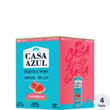 Casa Azul - Watermelon Tequila Soda (4 pack cans)