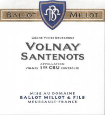 Domaine Ballot Millot & Fils - Volnay Santenots 1er Cru 2018 (375ml)
