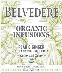 Belvedere - Vodka Pear & Ginger Organic Infusions